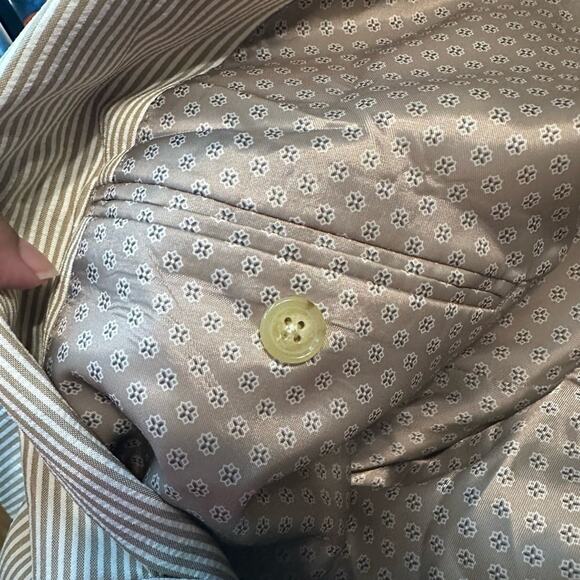 Lauren Ralph Lauren Tan Striped Blazer – Men’s 48L - Picture 8 of 10